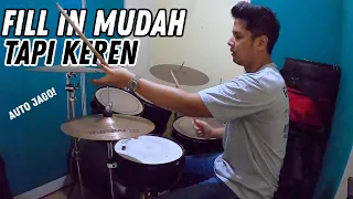 EASY BEGINNER DRUM FILLS || FILL IN DRUM UNTUK PEMULA