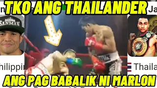 Marlon Tapales Vs Nattapong Jankaew / FIRST ROUND TKO