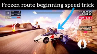 Asphalt 9 | How to perform this speed trick at the beginning section of Frozen Route