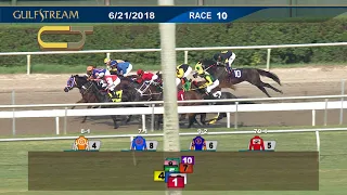 Gulfstream Park Carrera 10 - 21 de Junio 2018