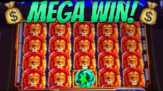 FULL SCREEN!!! HUGE BONUS WINS!!! EPIC RUN ON KING OF AFRICA SLOT MACHINE!!!