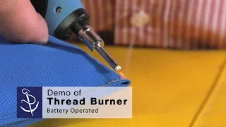 How to Seal Thread Ends using Thread Burner