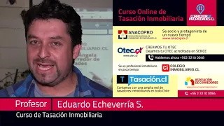 Informe y Metodología Curso de Tasación Inmobiliaria