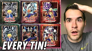 Opening EVERY 2002 Yugioh Tin Ever Made (1st Ever Tins)!