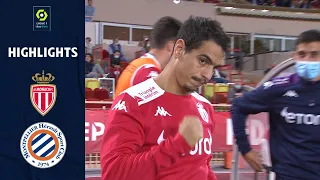 AS MONACO - MONTPELLIER HÉRAULT SC (3 - 1) - Highlights - (ASM - MHSC) / 2021-2022