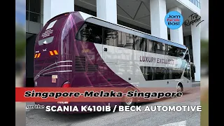 Singapore to Melaka and back on the unique Luxury Coach Service Scania K410IB Double-Decker