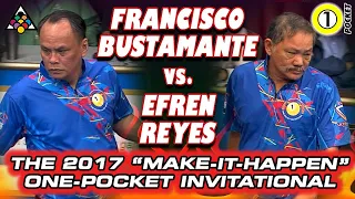 DJANGO v BATA: Francisco BUSTAMANTE vs. Efren REYES - 2017 ACCU-STATS ONE-POCKET INVITATIONAL