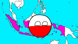 If Indonesia Flipped his flag | Countryballs