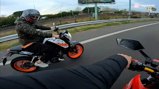 Tornado 250 XR de 0 a 100| Honda Tornado 250 vs KTM Duke 200| POV Gopro Hero 10 Black