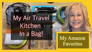 Amazon Travel Haul! Travel Essentials to Create a Travel Kitchen in a Bag!