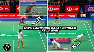 Dibuat Hampir Cedera, Gregoria Balas Dengan Kejam..! Jorji vs Yeo Jia Min