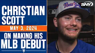 Christian Scott excited to make his MLB debut for Mets on Saturday | SNY