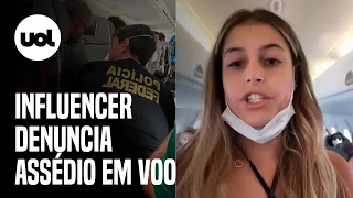 Influencer denuncia assédio em voo: 'Tirou fotos minhas enquanto eu dormia'