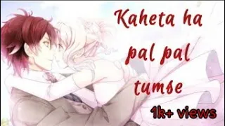 Yui x Ayato hindi song amv 💗|| Kaheta ha pal pal tumse 💙|| Diabolik lovers ❤|| Anime hindi amv 💜