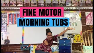 Kindergarten Morning Work Bins | Fine Motor
