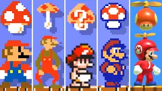 Super Mario Maker 1 & 2 - All Mushroom Power-Ups