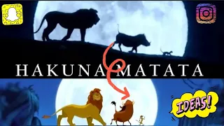 The Lion King 🦁: Hakuna Mtata | Instagram Story Tutorials 💡...........#viral