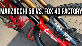 Is The $900 Marzocchi 58 Better Than The $1700 Fox 40 Factory?