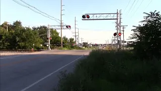 County Road 200 West Railroad Crossing #1 - NS 1048, 1008, 1069 (VGN HU), & 9258, Frankfort, Indiana