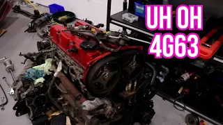 FINDING OUT WHat REALLY Happened to the EVO 4 4G63 ENGINE..... TYPICAL evo stuff