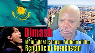 Dimash Reaction⭐Menıñ Qazaqstanym Anthem of the Republic of Kazakhstan #dimash #deers #thebluerage