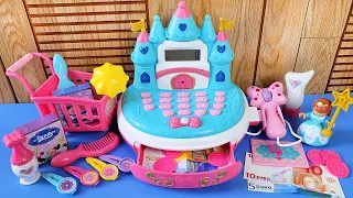 8 Minutes Satisfying with Unboxing Cute Blue Pink Disney Princess Castle Cash Register ASMR