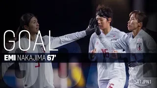 WNT vs. Japan: Emi Nakajima Goal - Feb. 27, 2019