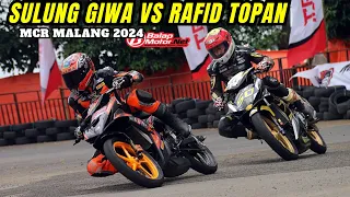 Sulung Giwa VS Rafid Topan‼️ Race 1 Expert MCR Malang 2024