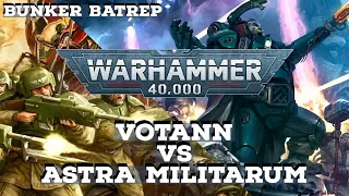 Leagues of Votann Vs Astra Militarum | Warhammer 40k Battle Report | League Game 1