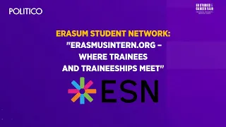 ESN’s - “ErasmusIntern.org – where trainees and traineeships meet”