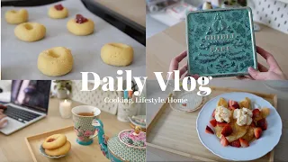 Simple everyday life - Daily vlog | Pancakes, baking cookies, how to organise travel souvenirs