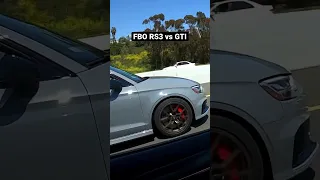 Full Bolt On E85 RS3 vs Hybrid GTI Manual