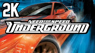 Need for Speed: Underground ⦁ Полное прохождение ⦁ Без комментариев ⦁ 2K60FPS