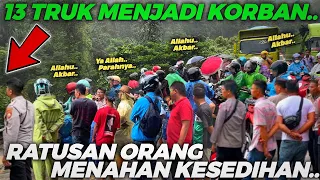 HARI INI., DUKA MENDALAM DI SITINJAU LAUIK !!! 13 Truk Menjadi Korban