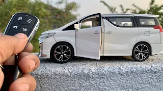 Unboxing of Scale Model Toyota Alphard | Scale 1/24 Model | Die-Cast Collection | Miniature | DIY |