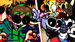 Friday Night Funkin' Threefolding Knockout X EDDSWORLD DUET - Triple Trouble Duet (FNF MOD/Duet)