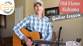 Old Flame - Alabama - Guitar Lesson | Tutorial