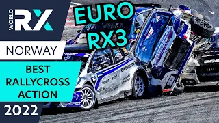 Best Euro RX3 Rallycross Action | Ramudden World RX of Norway 2022