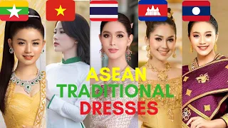 Traditional Dresses in ASEAN | Beautiful girls with beautiful dresses| ASEAN Mainland