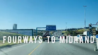 Fourways to Midrand | driving video| N1 highway, Johannesburg | South Africa |