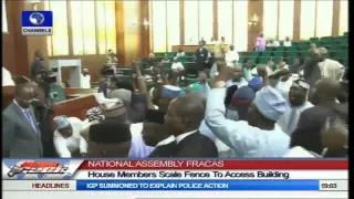 Lawmakers Scale Fence To Access National Assembly Building
