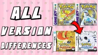 Pokemon Version Differences: Gold & Silver vs HeartGold & SoulSilver