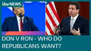 DeSantis or Trump: Battle for Republican presidential nomination begins to take shape | ITV News