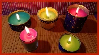 🕯COMO RECICLAR RESTOS DE VELAS 🕯 VELAS CASERAS