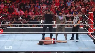 WWE Raw June 20 2022 - WWE Raw 6/20/22 - Money in the Bank Qualifying Match: Omos vs. Riddle