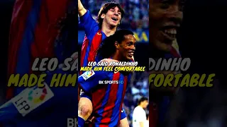 How Ronaldinho made Messi a BETTER Player. #messi