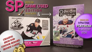 HIGH END & LOW PRICE BOX BREAK! 2023-24 SP GAME USED EDITION & 2022-23 OPC PLATINUM HOCKEY BLASTER