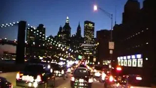 NY Manhattan Bridge (made by Lina) Длинное красивое видео.avi