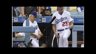 Dennis Eckersley-Kirk Gibson first pitch: Legends re-unite before Game 4 of Red Sox-Dodgers World...