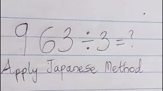 Japanese Division Method #japanese #japan #maths #japanesemaths #mathematics #mathematician #math